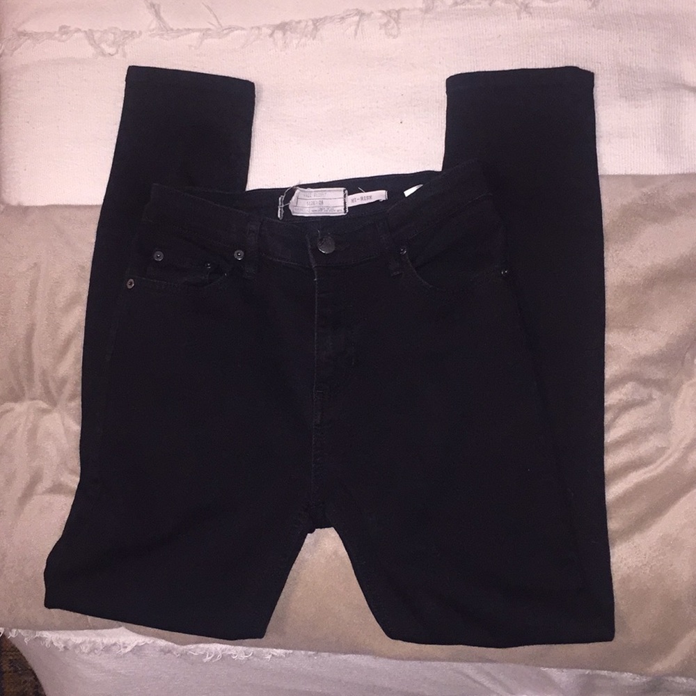 Free People black hi-rise jeans